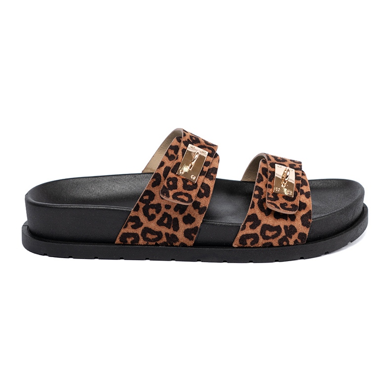 Shelvt Naisten leopardin leopardin tohvelit 1