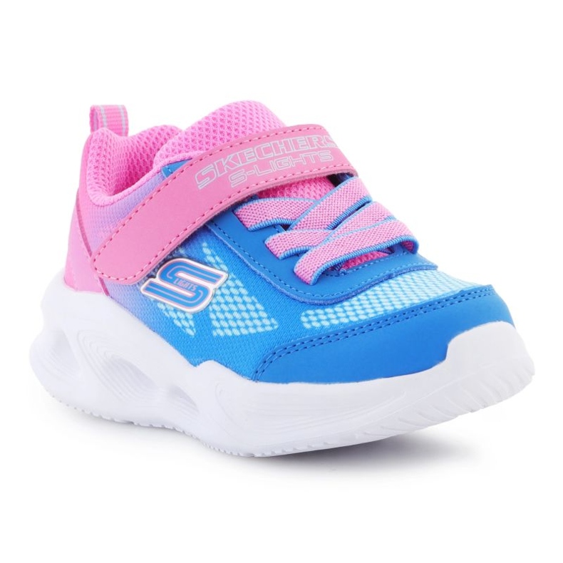 Skechers S Lights-SKECHERS Sola Glow-Obbre Deluxe JR 303714N-HPBL sininen 1