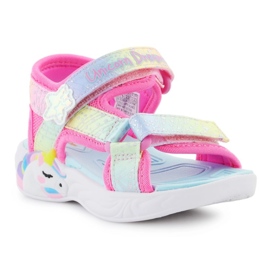 Sandaalit Skechers S-Lights Unicorn Dreams Sandal-Majestic Bliss JR 302682N-PKMTT vaaleanpunainen 1
