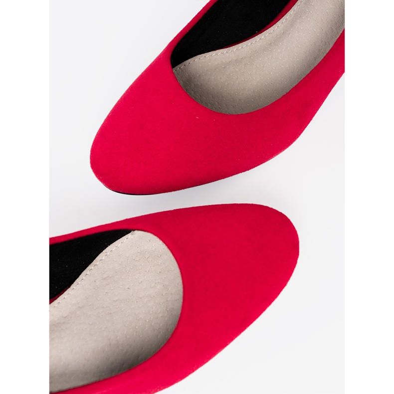 Goodin Punaiset naisten pumput hopeapylväässä punainen 1