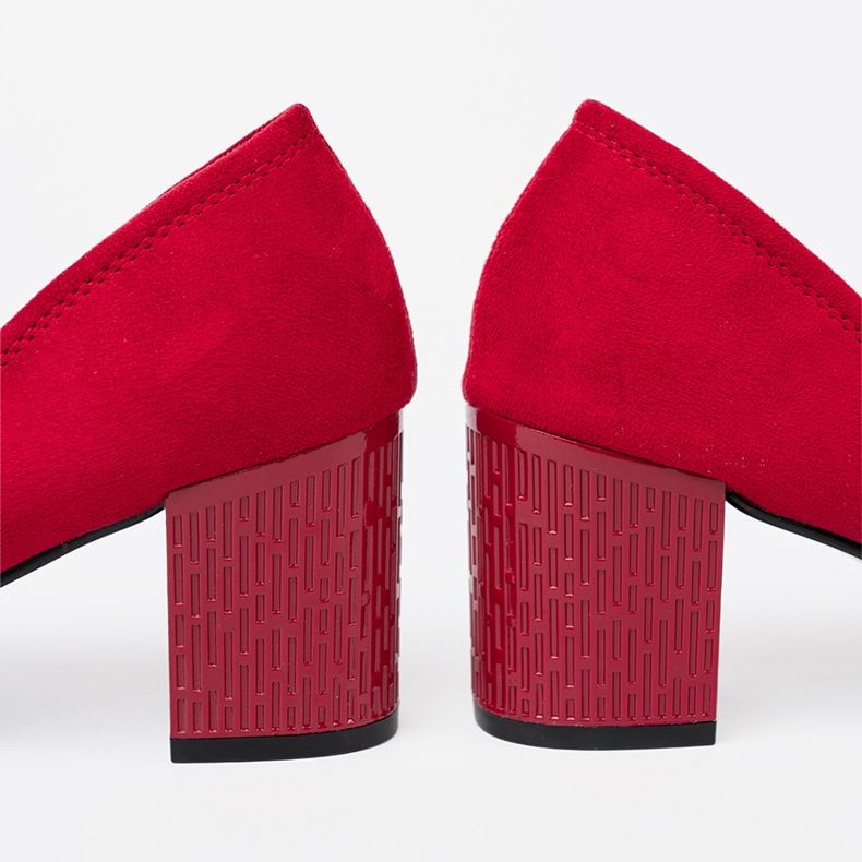 Goodin Tyylikkäät pumput koristeellisessa pylväässä punainen 1