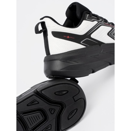 Shelvt Mukavat valkoiset ja mustat urheilukengät mesh -rakenne McArthur 2