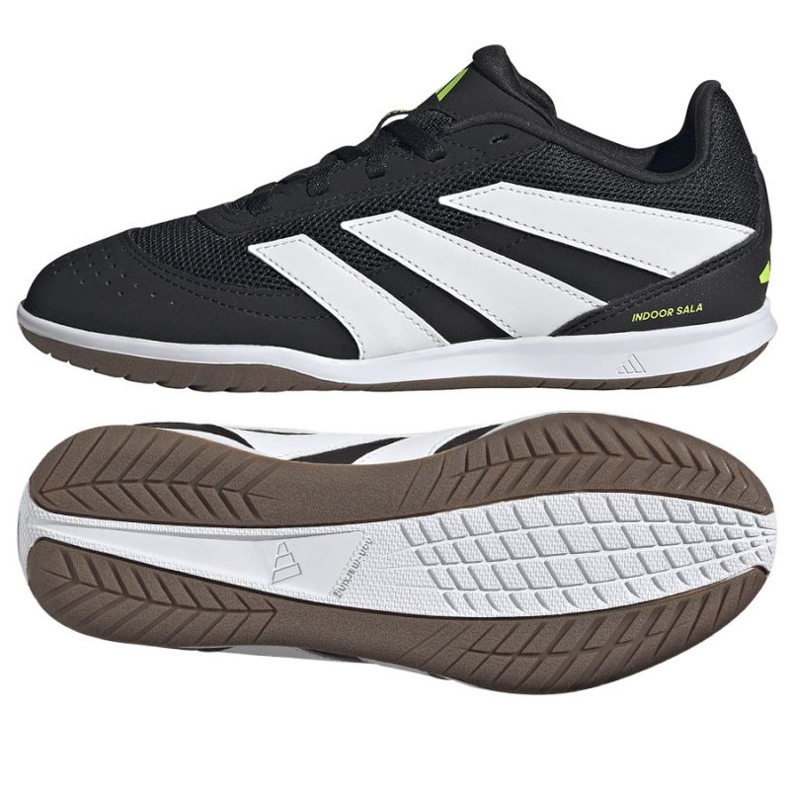 Adidas Predator Club Sala Jr JH8859 -kengissä musta 1