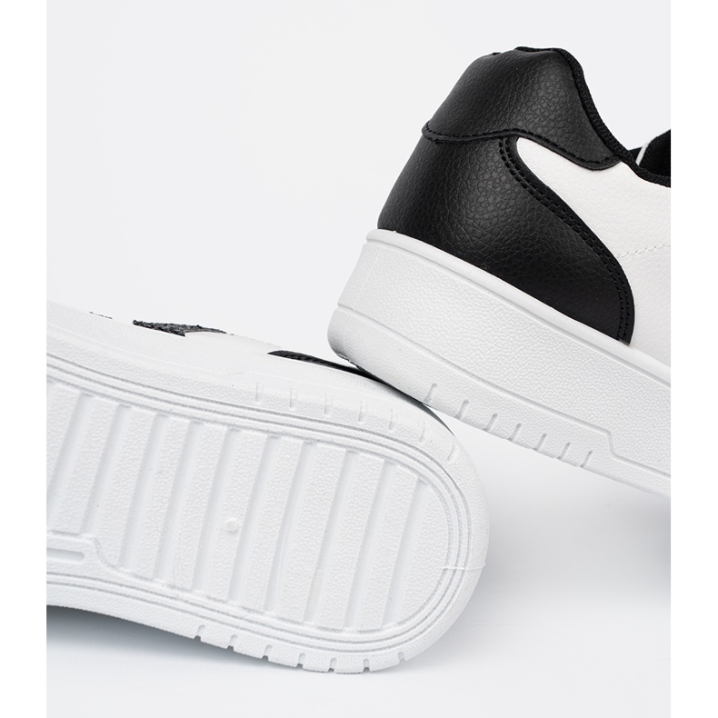 Shelvt Tyylikäs mustavalkoinen lenkkarit kimaltelevilla inserteillä 2