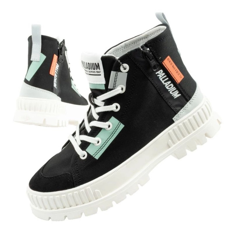 Pallashock-takakannat 2 palladiumkengät 94469-008-m musta 1