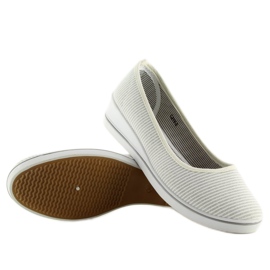 Silver wedge ballerina c21v hopea harmaa 2