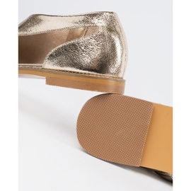 Goodin Kultaisten naisten sandaalit, joissa on leikkaus kultainen 1