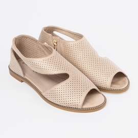 Goodin Kultaiset sandaalit tasaisella pohjalla kultainen 1