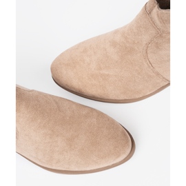 Seastar Beige saappaat mokkanan cowboy -saappaat 1