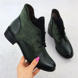 Jezzi Naisten eristetyt vihreät saappaat ASA198-15 1