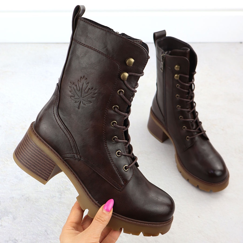 Naisten saappaat Brown Vinceza 89136: lla 1