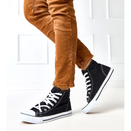 Mustat avoimet lenkkarit korkeat taris -lenkkarit 1