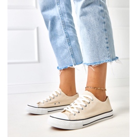 Beige klassinen naisten Zurhat -lenkkarit 1