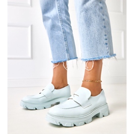 Siniset naisten leipät Eco -Leather Kirnasta sininen 1