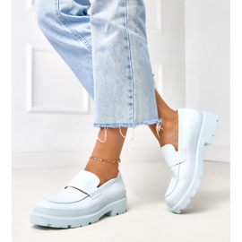 Siniset mokkasiinit, jotka on valmistettu ekologisesta serafiinista sininen 2