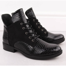 Vinceza Vincez Boots vuonna 16477 Jan348a musta 2