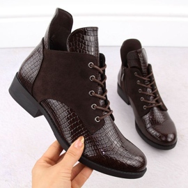 Vinceza Vincez Boots vuonna 16477 Jan348b ruskea 1