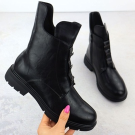 Eristetyt Jezzi-saappaat MR2501-4 JEZ454A musta 1