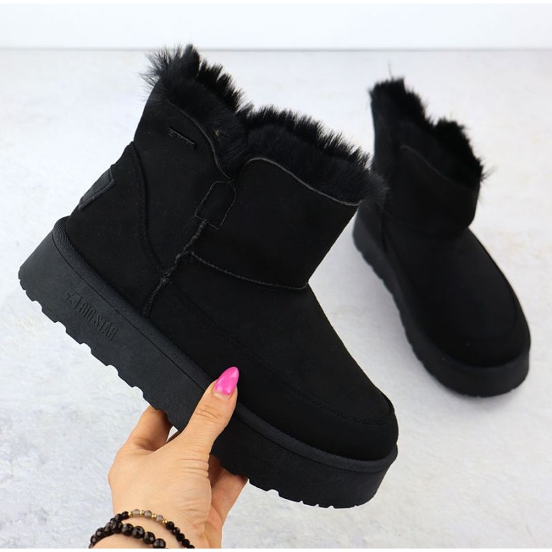 Big Star Vedenpitävä lumikengät iso tähti SS274116 int2172a musta 1