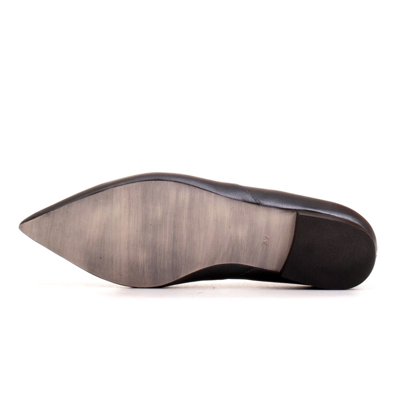 Marco Shoes Mustat naisten balleriinit Marco 1285 leikatulla 6