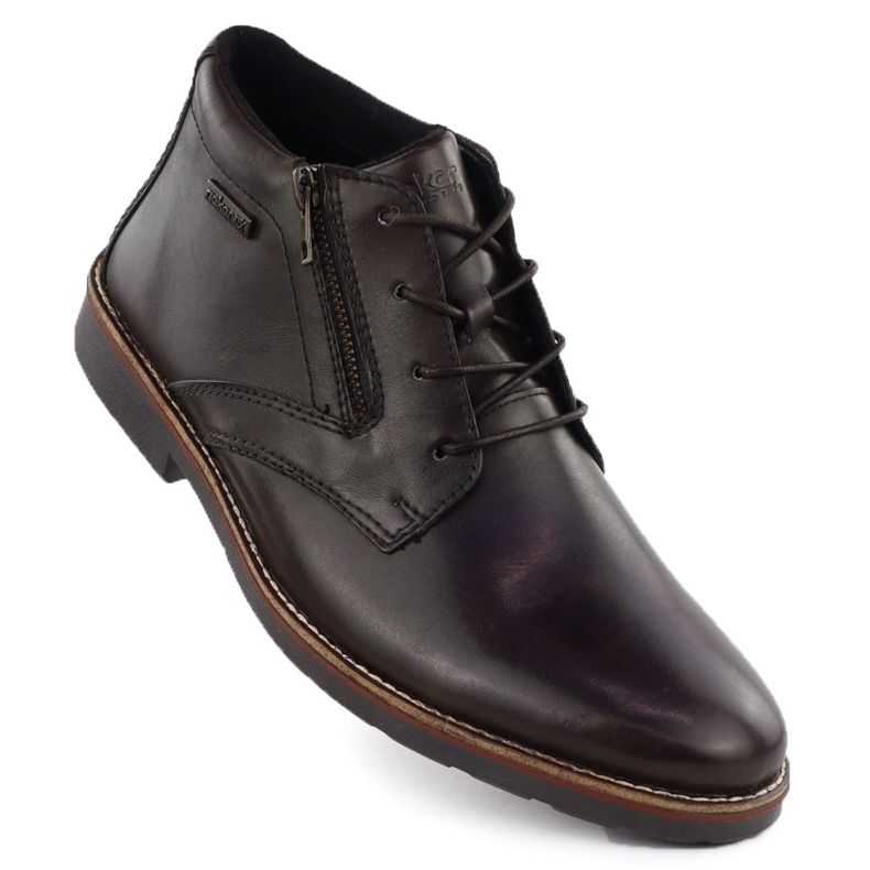 Nahkavedenpitävät miesten ei eristetty ruskea Rieker 15324-25 2