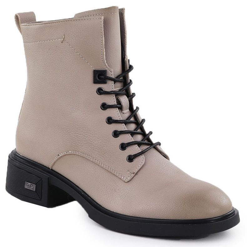Nahkakengät Brick Women's Beige Vinceza 26-39955 1