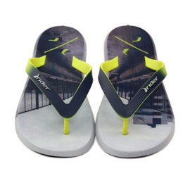 Rider 10719 miesten varvastossut harmaa keltainen 4