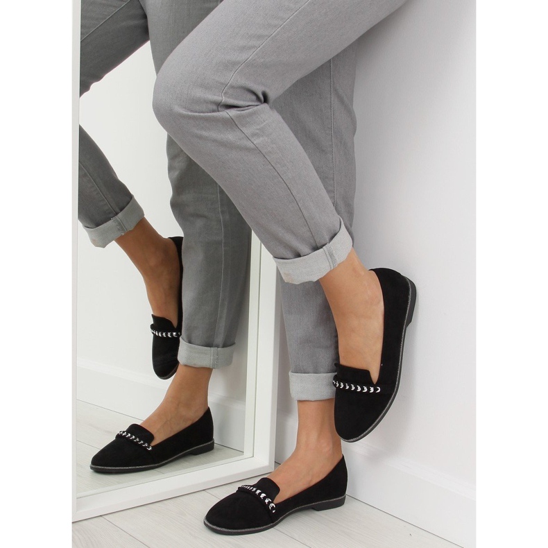 Lordsy black loafers N76 musta 1