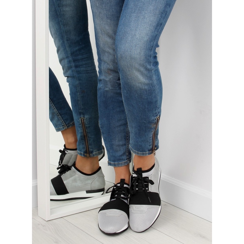 Harmaa 16-515 harmaa urheilukengät musta 2