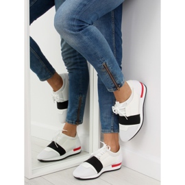 Valkoiset 16-515 VALKOINEN / PUNAINEN urheilukengät musta 1