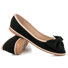 Seastar Suede ballerinat musta 1
