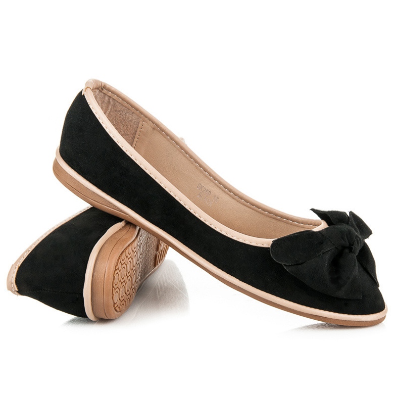 Seastar Suede ballerinat musta 1