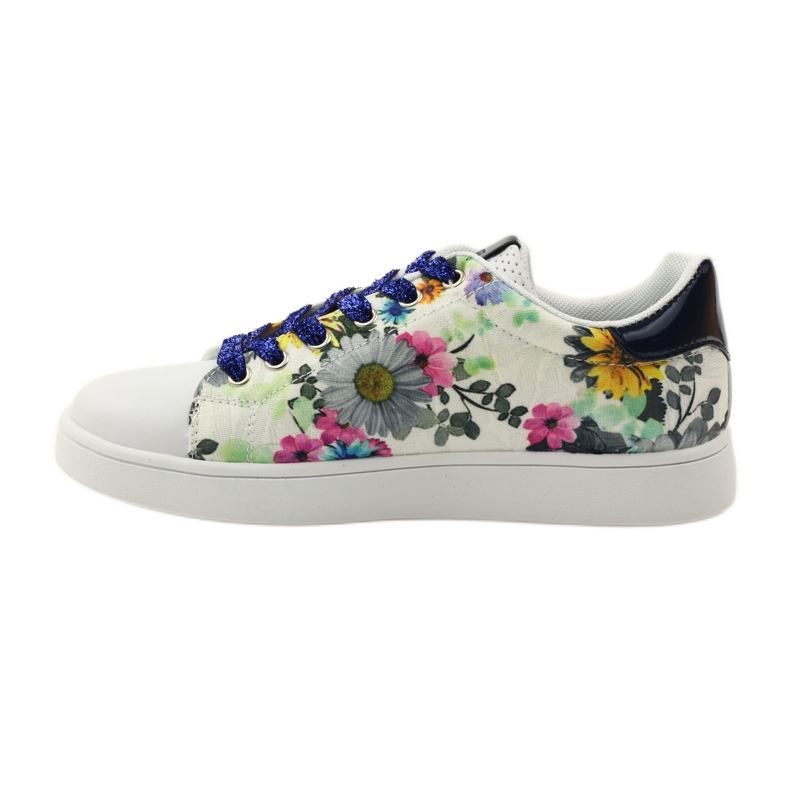 American Club Amerikkalaiset kukalliset tennarit, joissa nahkaverhoilu laivastonsininen vaaleanpunainen valkoinen 2