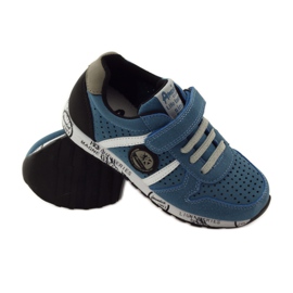 American Club ADI sport amerikkalainen nahkaverhoilu harmaa sininen musta valkoinen 3