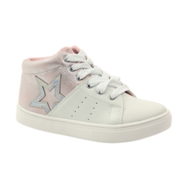 American Club Amerikkalaiset nahkapohjalliset urheilunilkkurit vaaleanpunainen harmaa valkoinen 1