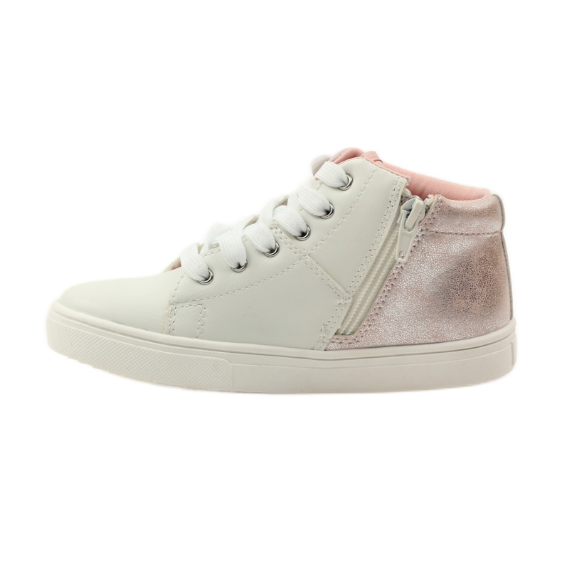 American Club Amerikkalaiset nahkapohjalliset urheilunilkkurit vaaleanpunainen harmaa valkoinen 2