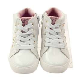 American Club Urheilullisen tytön amerikkalainen sydän keltainen valkoinen 4