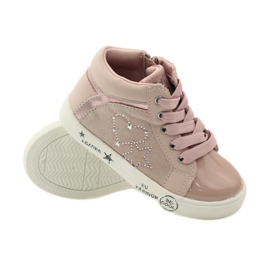 American Club Urheilullisen tytön amerikkalainen sydän vaaleanpunainen 3