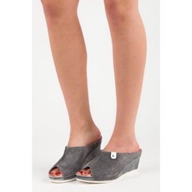 Vinceza Harmaa kiilatossut 1