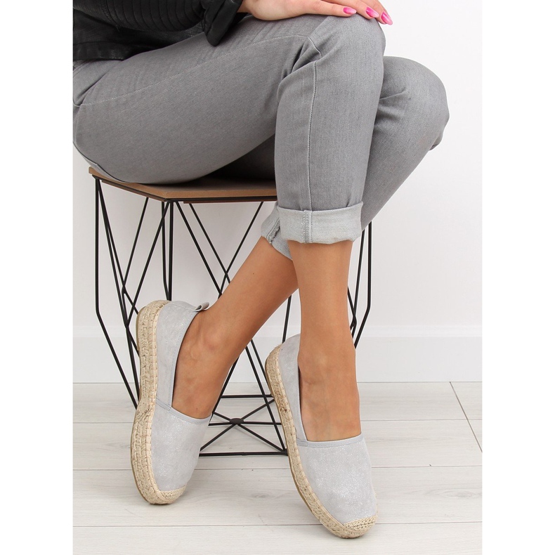 Harmaa naisten espadrillit BB10P harmaa 1