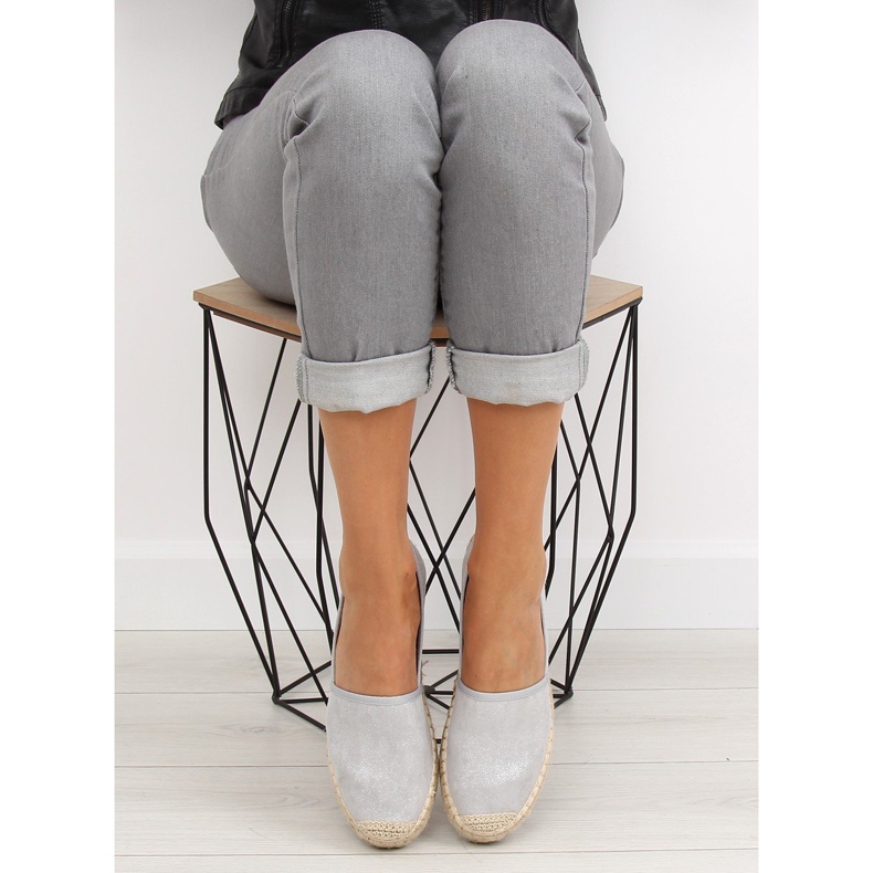 Harmaa naisten espadrillit BB10P harmaa 2