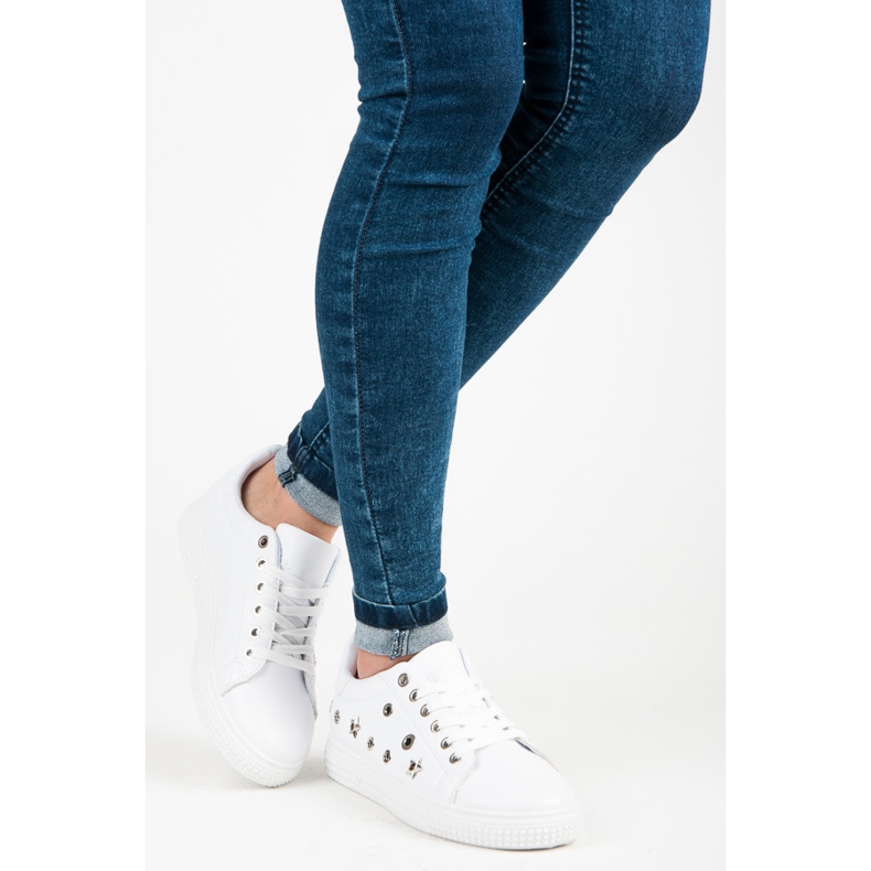 Valkoiset tennarit tähdet valkoinen 2