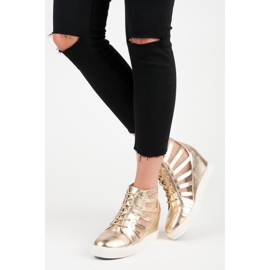 Kylie Golden wedge lenkkarit kultainen 1