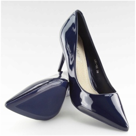 Naisten tummansiniset pumput LEI-83 Blue laivastonsininen 2