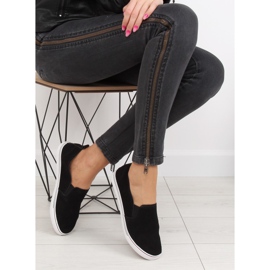 Mustat XL07P Mustat slipony-lenkkarit 1