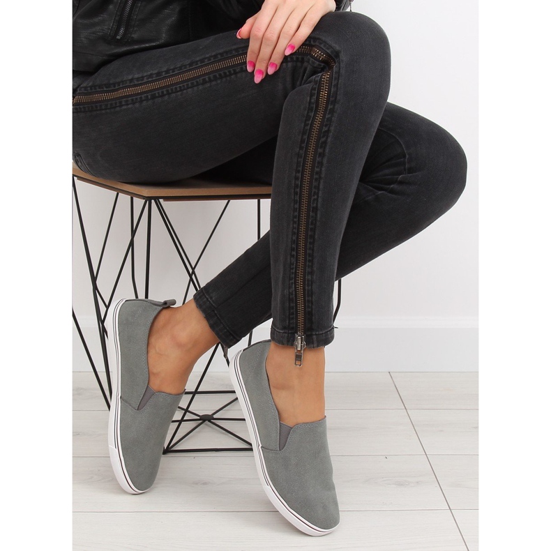 Harmaa XL07P D.GREY slipony-lenkkarit 1