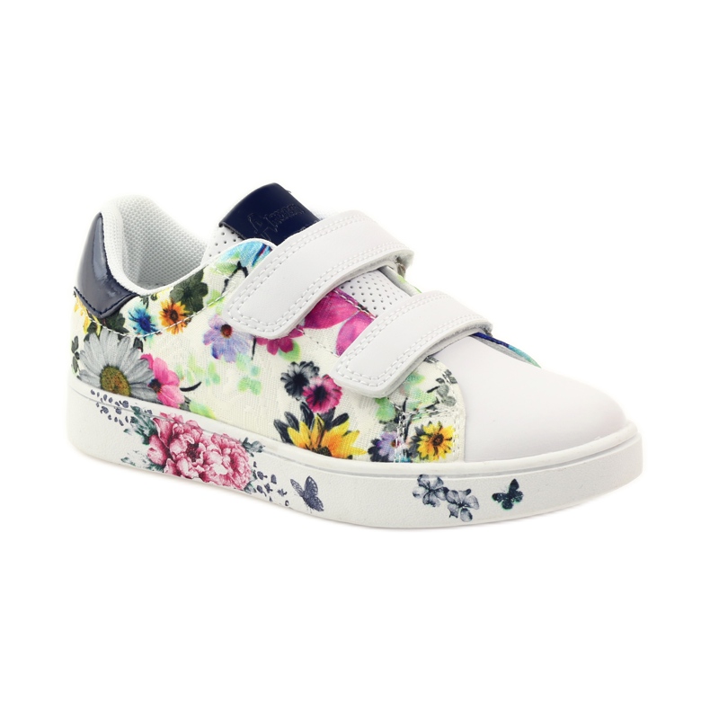 American Club Amerikkalaiset lenkkarit, joissa nahkainen sisäpohja monivärinen valkoinen 1