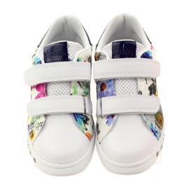 American Club Amerikkalaiset lenkkarit, joissa nahkainen sisäpohja monivärinen valkoinen 4