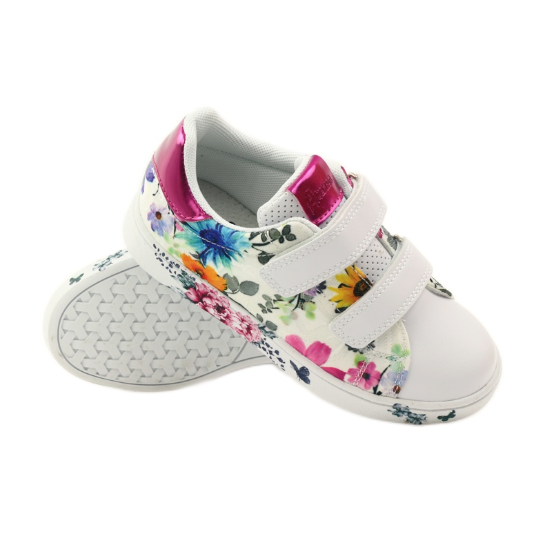 American Club Amerikkalaiset lenkkarit, joissa nahkainen sisäpohja monivärinen valkoinen 3