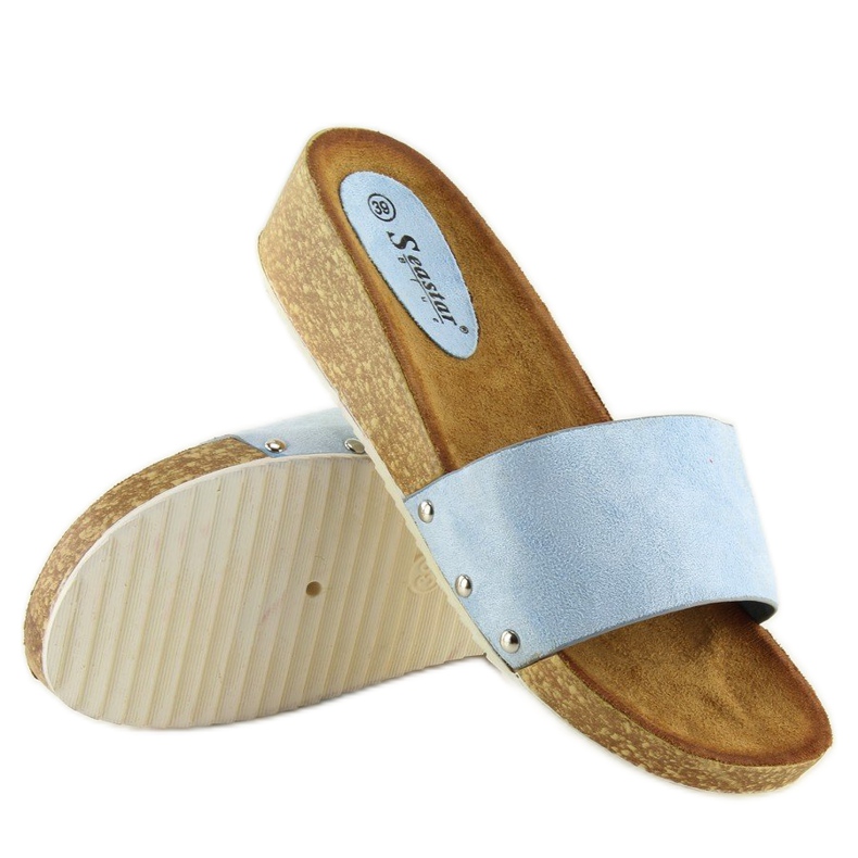 Siniset naisten tossut CK05P LT.BLUE sininen 2